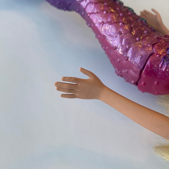 Barbie 2010/11 Bath Play Fun Mermaid Purple Fin, Colour Change Hair - Picture 9 of 10
